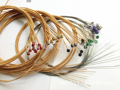 【荻美樂器生產(chǎn)批發(fā)高級(jí)琴弦 彩頭進(jìn)口六角鋼芯民謠鋼弦 吉他弦線】?jī)r(jià)格,廠家,圖片,樂器配件,廣州市荻美樂器配件-